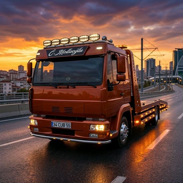 Boğaz Köprüsü'nde Mollaoğlu Oto Kurtarıcı Çekicisi